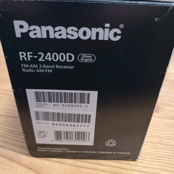 Panasonic RF-2400D FM-AM 2-Band Receiver Radio (NEW) - Picture 3 of 6